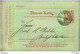 1895, MERCUR HANNOVER, 2 1/2 Pfg. Ganzsachenkarte Gebr. - Private & Local Mails