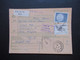 Schweden 1970 / 74 Paketkarten 7 Stück Davon 2x Nach England Violetter Stempel Hämtas Pä Postanstalten Kristallvägen 1 - Cartas & Documentos