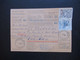 Delcampe - Schweden 1970 / 74 Paketkarten 7 Stück Davon 2x Nach England Violetter Stempel Hämtas Pä Postanstalten Kristallvägen 1 - Lettres & Documents