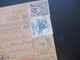 Delcampe - Schweden 1970 / 74 Paketkarten 7 Stück Davon 2x Nach England Violetter Stempel Hämtas Pä Postanstalten Kristallvägen 1 - Covers & Documents