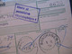 Delcampe - Schweden 1970 / 74 Paketkarten 7 Stück Davon 2x Nach England Violetter Stempel Hämtas Pä Postanstalten Kristallvägen 1 - Lettres & Documents