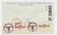 NEW ZEALAND 3D SOLO LETTRE COVER WELLINGTON 1944 TO RED CROSS SUISSE + CENSOR D.D.A.+ CENSURE NAZI - Covers & Documents