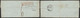 "Précurseur" - LAC Non Affranchie Datée 4/9/1849 + Cachet T18 "Solre-S-Sambre" + Encadré Rouge "B. FRONT" > Passy - Sonstige & Ohne Zuordnung