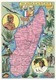 CPSM - MADAGASCAR - Carte Géographique De L'Ile - Ed Blondel La Rougery - Madagascar