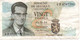 Belgio 1964 20 Francs Circulated - Andere & Zonder Classificatie