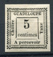 !!! PRIX FIXE : GUADELOUPE, TAXE N°6 NEUVE * - Timbres-taxe