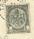 53 Op Kaart Stempel TROIS-PONTS, Met Firmaperforatie (perfin) " A.B.&C. " - 1863-09