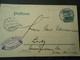 GERMANY CARTE POSTALE  1904 POSTMARK FRANKEUR CODERI-ZEIZ 2 SCAN - Sonstige & Ohne Zuordnung