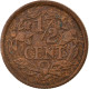 Monnaie, Pays-Bas, Wilhelmina I, 1/2 Cent, 1917, TTB, Bronze, KM:138 - 0.5 Cent