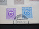 Österreich 30.7.1945 Gemeinschaftsausgabe Posthorn 11 Marken Auf Ehemaliger Feldpost PK Tagesstempel Mauthausen - Covers & Documents