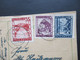 1946 Landschaften MiF Zensurstempel Military Censorship Civil Mails Tagesstempel Uttendorf Nach Reichenhall - Covers & Documents