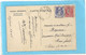 SEINE-PORT  -  MAISON BROQUETTE . CARTE AFFR AU VERSO LE 11 JUIN 1946 . 2 SCANES - Andere & Zonder Classificatie