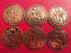 Grande-Bretagne. Lot De 6 Pièces De 1 One Penny 1912 1913, 1917, 1918. Georges V - Other & Unclassified