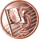 Chypre, Médaille, 5 C, Essai-Trial, 2003, Paranumismatique, SUP, Copper Plated - Pruebas Privadas