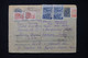 U.R.S.S. - Entier Postal + Compléments En Recommandé Pour La France Par Avion En 1950 - L 87495 - 1950-59
