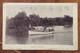 USA - BOATING EN FLINT RIVER  - VINTAGE POST CARD TO FLINT 23 DEC 1908  - IN BARCA SUL FIUME FLINT - Fall River