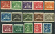 SWEDEN 1924 UPU Anniversary Set,  LHM / MNH.  Michel 159-73 - Nuovi