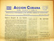 BP-322 CUBA ESPAÑA ANTICOMMUNIST NEWSPAPER ACCION CUBANA ESPAÑA PRINTING 20/OCT/1960. - [4] Themes