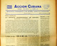 BP-325 CUBA ESPAÑA ANTICOMMUNIST NEWSPAPER ACCION CUBANA ESPAÑA PRINTING 1/DIC/1960. - [4] Themen