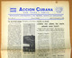 BP-326 CUBA ESPAÑA ANTICOMMUNIST NEWSPAPER ACCION CUBANA ESPAÑA PRINTING 15/DIC/1960. - [4] Themes