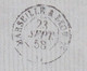 Delcampe - 1858 - Lettre Pliée Avec Correspondance De Napoli Vers Lyon, France - Entrée Deux Sicile Marseille - Taxe 15 - Sicile