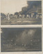 Real Photo 2 Cards Fire In The Philippines . Native Firemen . Pompiers Locaux - Philippines