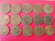 Italie Italia. Lot De 15 Pièces De 10 Centesimi 1863/1867. Vittorio Emanuele II - 1861-1878 : Victor Emmanuel II.