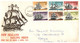 (HH 22) New Zealand FDC Cover - Sailing Ships 1975 (posted To Sydney) - Covers & Documents