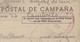 GUERRE D’Espagne :Carte De Franchise Militaire Oblt Cachet De Vaguemestre CORREOS DE CAMPANA TURIA - Brieven En Documenten