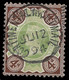 1887 - GB VICTORIA JUBILEE - 4d SG205 - Used RAILWAY CDS "CONTINENTAL NIGHT MAIL JUNE 12 1894" - WELL CENTERED STRIKE - Usati
