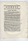 VP004 IMPRIME "ARREST DU CONSEIL D'ETAT DU ROI" - VU SAINT CONTEST LE 12 JUIN 1740 - Décrets & Lois