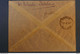 E11 GUINEE AEF BELLE LETTRE + CENSURE C0 1940 PAR AVION POUR NERAC FRANCE + PAIRE VERTICALE DE TIMBRES - Covers & Documents