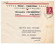 FRANCE - Env. En-tête "Tissus Confection Alexandre CAUSSIGNAC - MENDE (Lozère) " -  Obl 958  S/ 15F Muller - 1950 - ...