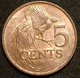 TRINIDAD AND TOBAGO - 5 CENTS 1979 - KM 30 - Trinité-et-Tobago - Trinidad & Tobago