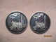 Germany: 2 Medals Eisenbahn Adler --- T3-Lok Schiltach + T3 Staar (no Date) - Professionals/Firms