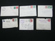 SCHIFFSPOST , 6 Belege, 1 Front Only - Cartas & Documentos