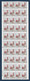 France 1962 Coq N°1331 Feuille De 40 De Carnets Non Confectionnés Avec Variétés De Piquage à Cheval ! Signé Calves - 1962-1965 Haan Van Decaris
