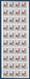 France 1962 Coq N°1331 Feuille De 40 De Carnets Non Confectionnés Avec Variétés De Piquage Très à Cheval ! Signé Calves - 1962-1965 Hahn (Decaris)