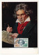 FRANCE - 3 Cartes Maximum 0,20 BEETHOVEN - Obl Strasbourg Conseil De L'Europe 14 Sep 1963 - Dont 2 Sujets Secondaires - 1960-1969