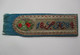 Old Unique Bookmark,Handmade,Needlework,Embroidery,Cross Stitch,Wool,Paper,Cloth Or Fabric-Flower,Initial 1884. - Teppiche & Wandteppiche