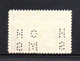 XP2894 - CANADA' 1946, 20 Cents N. 220 Usato: Perfin Perfins - Perforiert/Gezähnt