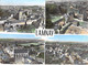 72 -  LAMNAY : Multivues Aériennes - CPSM Village ( 960  H ) Dentelée Colorisée Grand Format 1963 - Sarthe - Sonstige & Ohne Zuordnung