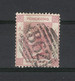 HONG KONG  /  Y. & T.  N° 33 A  /  REINE  VICTORIA  2 Cents  /  Oblitération Noire  B 62 - Used Stamps