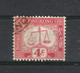 HONG KONG  /  Y. & T.  N° 3  ( Timbre-taxe ) /  4 CENTS  Rouge - Impuestos