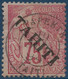 France Colonies TAHITI N°17 75c Rose Oblitéré De Papeete Superbe & Signé Calves - Oblitérés