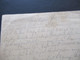 Delcampe - AD Preussen 1870 Deutsch Französischer Krieg Blauer Kastenstempel Absender Schreibt Aus Dem Biwak Bei Briey Nach Pommern - Lettres & Documents