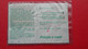 Monthly Bus Ticket(VOZOVNICA).SAP LJUBLJANA(Dobova-Brezice.INTEGRAL - Europa