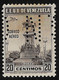 VENEZUELA-1938- Valore Usato Di P.A. Da 20 C. Con Perforazione, Francobollo PERFIN - In Buone Condizioni. - Perforadas