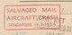 Australia - 1954 - Crashmail BOAC "Belfast" - SALVAGED MAIL AIRCRAFT CRASH SINGAPORE Etc Forwarded In Service Cover - Brieven En Documenten