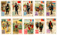 Lot 20 Images La Poste Collection Margarine OLMA Divers Pays Facteur Postman Timbre Stamp - Géographie